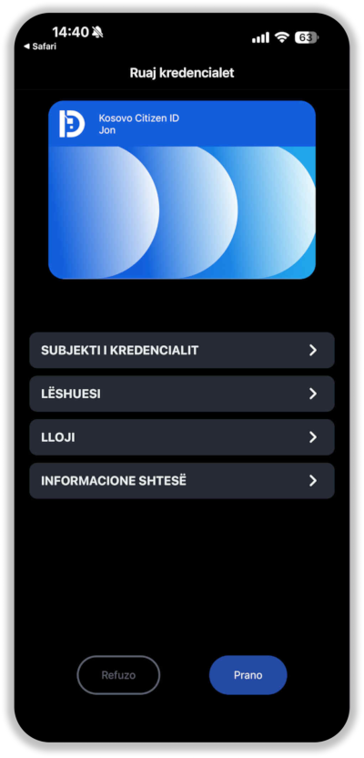 End of Enrollment (wallet)